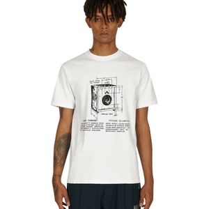 🌟Bianca Chandon: "Circumflex Sound" rare T-Shirt in White, XXL. Used, as New